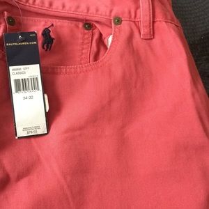 New light red pants